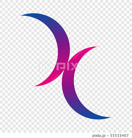 Double moon icon 55533407