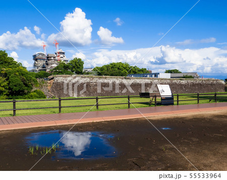 二の丸から見る熊本城天守閣 二の丸から見る熊本城天守閣 55533964