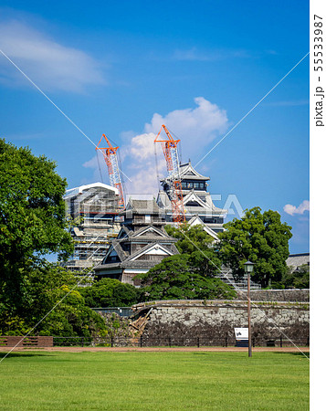 二の丸より望む熊本城天守閣 二の丸より望む熊本城天守閣 55533987