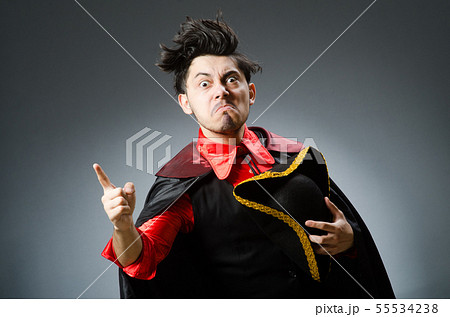 Man pirate against dark background Man pirate against dark background 55534238