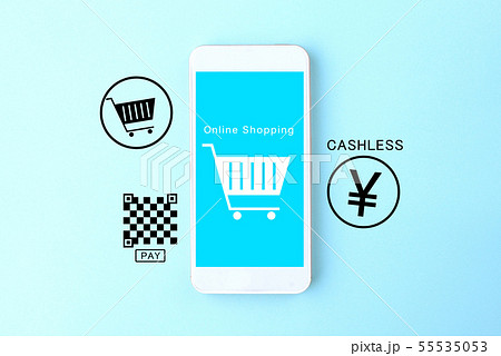 オンラインショッピングとキャッシュレス決済 55535053