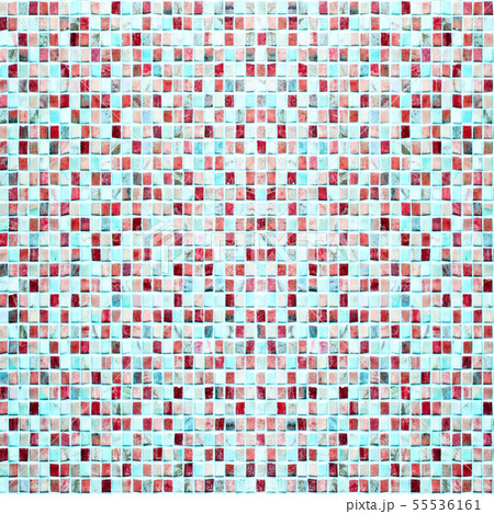 Vintage colorful tiles mosaic background 55536161