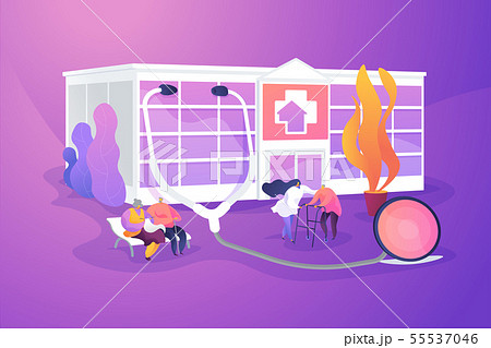 Nursing home concept vector illustration Nursing home concept vector illustration 55537046