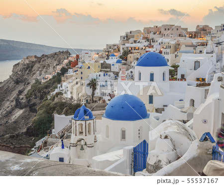 Beautiful town of Santorini Island, Greece 55537167