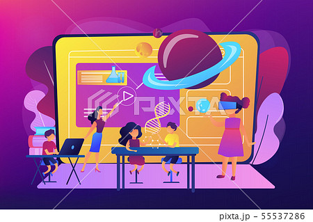 Smart spaces concept vector illustration Smart spaces concept vector illustration 55537286