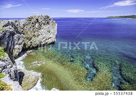 沖縄本島最北端の絶景 辺戸岬 沖縄本島最北端の絶景 辺戸岬 55537438