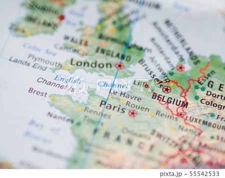 World map with focus on Kingdom of Belgium World map with focus on Kingdom of Belgium 55542533