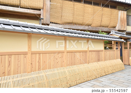 京都　祇園風景　京情緒　日本イメージ　京都イメージ　祇園イメージ 55542597