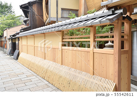 京都　祇園風景　京情緒　日本イメージ　京都イメージ　祇園イメージ 55542611