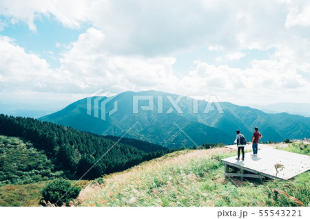 大和葛城山山頂付近の眺め　 55543221