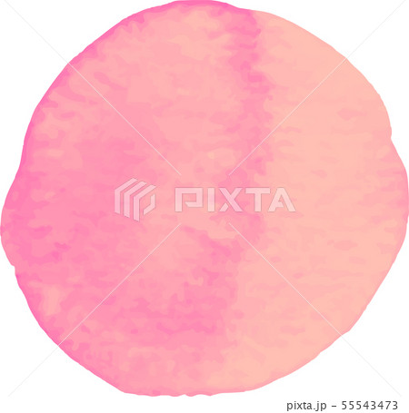 水彩_watercolor_イラスト_丸_circle__pink_ピンク 水彩_watercolor_イラスト_丸_circle__pink_ピンク 55543473
