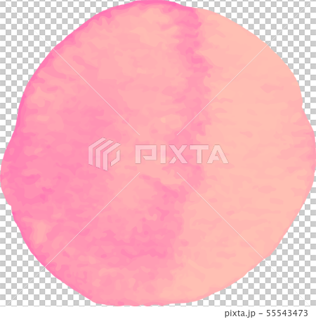 水彩_watercolor_イラスト_丸_circle__pink_ピンク 水彩_watercolor_イラスト_丸_circle__pink_ピンク 55543473