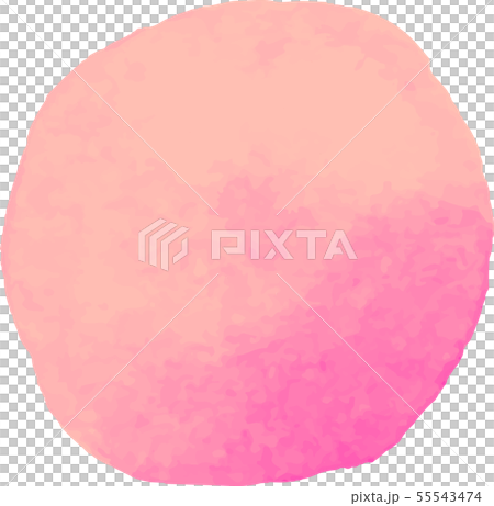 水彩_watercolor_イラスト_丸_circle__pink_ピンク 水彩_watercolor_イラスト_丸_circle__pink_ピンク 55543474