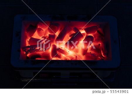 角型七輪と備長炭_炭火焼・バーベキュー・焼鳥・焼肉 角型七輪と備長炭_炭火焼・バーベキュー・焼鳥・焼肉 55543901