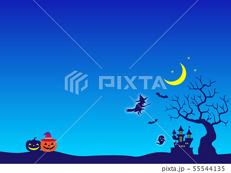 ハロウィン素材 55544135