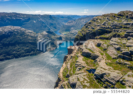 Pulpit Rock Preikestolen Beautiful Nature Norway 55544820
