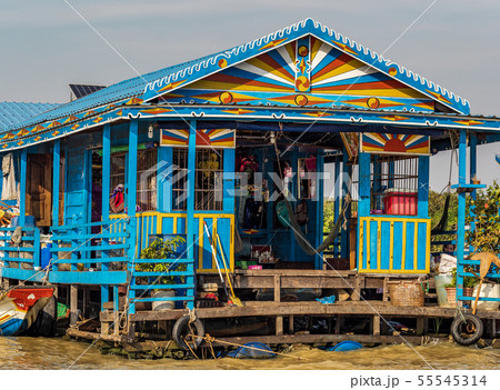 Floating village, Cambodia, Tonle Sap, Koh Rong Floating village, Cambodia, Tonle Sap, Koh Rong 55545314