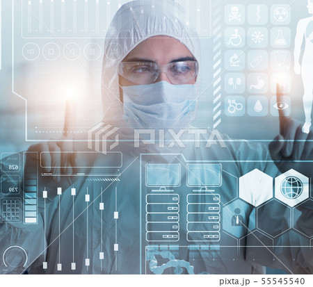 Telemedicine mhealth concept with young doctor Telemedicine mhealth concept with young doctor 55545540