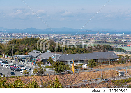 石鎚山saの遠景 石鎚山saの遠景 55549345