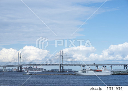 横浜港山下ふ頭に停泊するスターレジェンド 55549564