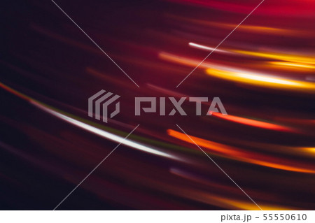 night city lights motion neon red orange lines 55550610