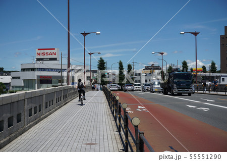 東京都八王子市内 浅川にかかる大和田橋 東京都八王子市内 浅川にかかる大和田橋 55551290