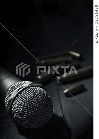 microphone and bullets microphone and bullets 55551429