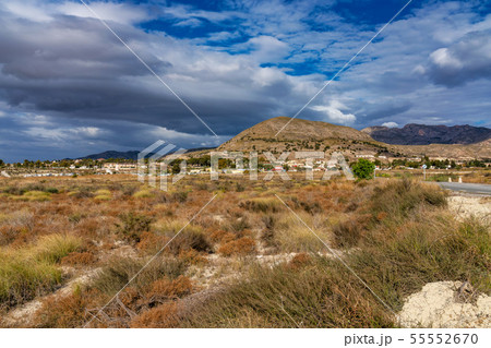 The Badlands of Abanilla and Mahoya near Murcia in Spain 55552670
