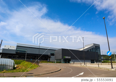 新函館北斗駅　北口駅舎　北口側 55553091