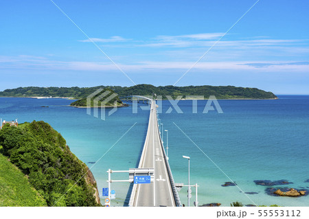 山口県下関市　角島大橋 55553112