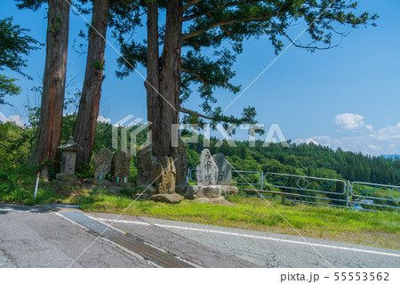 庚申塔・道祖神など：小川アルプスライン　　　　　　　上水内郡小川村 55553562