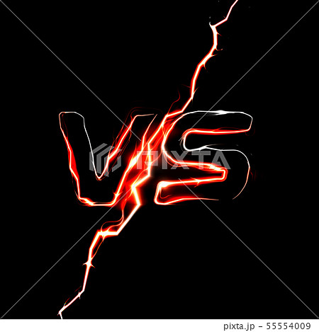 Versus Vs Logo Battle Headline Template のイラスト素材