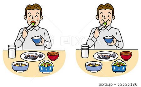 食事 食事風景のイラスト素材