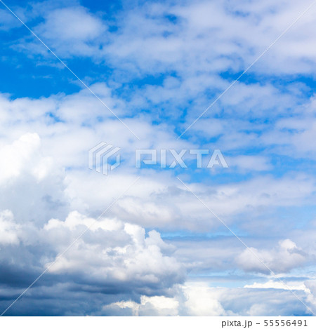 dense white and gray clouds in blue sky on summer dense white and gray clouds in blue sky on summer 55556491
