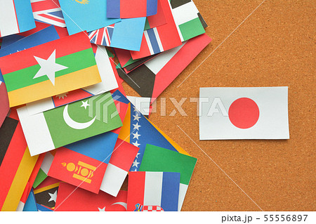 世界の国旗 背景素材 世界の国旗 背景素材 55556897