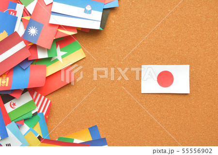 世界の国旗 背景素材 世界の国旗 背景素材 55556902