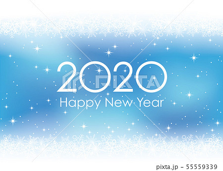 2020年　子年の年賀状テンプレート 55559339