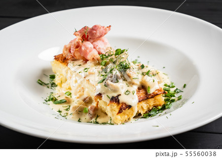 Potato babka is a savoury dish, popular especially in Belarus and Poland 55560038