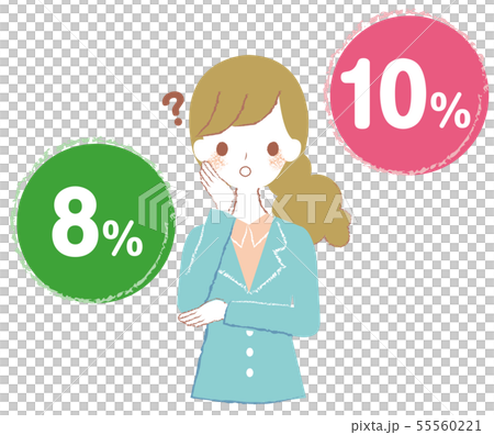 Tax increase, consumption tax increase, doubt women worried 55560221