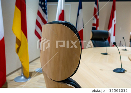 国際会議テーブル 55561052