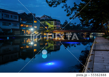 日本三景 天橋立 夏のライトアップ 日本三景 天橋立 夏のライトアップ 55562888