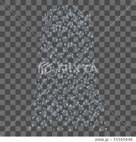 Realistic Detailed 3d Water Spray or Droplet on a Transparent . Vector Realistic Detailed 3d Water Spray or Droplet on a Transparent . Vector 55565646