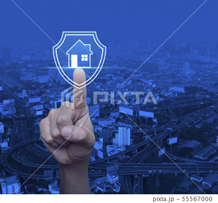 Business home insurance and security concept 55567000