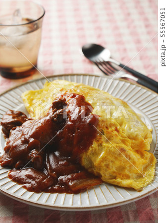 ジューシービーフのオムハヤシ ジューシービーフのオムハヤシ 55567051