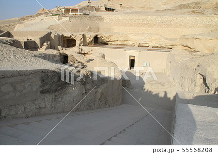 エジプト王家の谷の風景 55568208