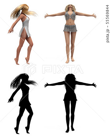 Dancing 3d girls Dancing 3d girls 55569844