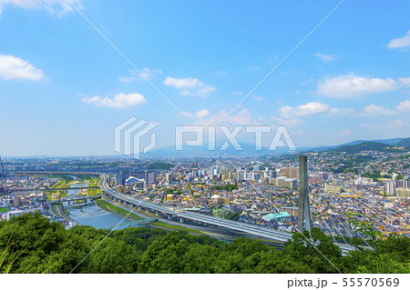 都市風景 兵庫県 川西市 55570569