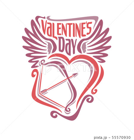 Vector logo for Valentine's day 55570930