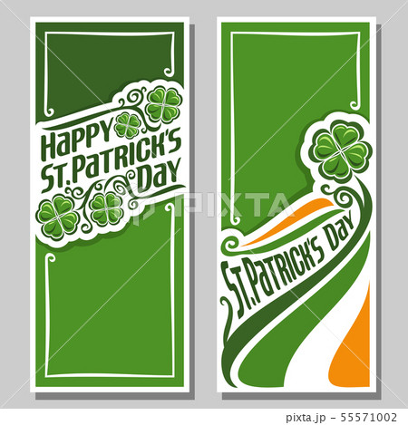 Vector greeting cards for St. Patrick's Day 55571002