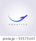 Airplane Vector Illustration Design Clipart Symbol 55573147